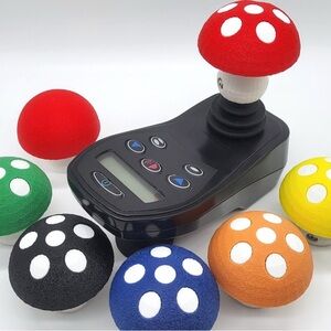 Purple Mushroom joystick knob for wheelchair